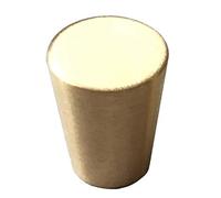 HAOJIazx Brass Knob Taper Shaped Drawer Pull Brushed Brass Antique Bronze Dresser Knob Pull Handles Cabinet Knob Door Knobs Hardware (NO.261)(D: 0.35" (9 mm)/H:0.5" (13 mm))