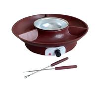 HAOJIazx Chocolate Fondue Fountain Electric Fondue Pots Set Single Stage 110V for Weddings, Birthdays, Graduation Parties Household379