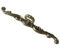 HAOJIazx Vintage Style Drawer Knob Ring with Back Plate Antique Black Bronze Drawer Pull Dresser Pull Cabinet Knob Kitchen Door Knob Hardware (NO.44)(Antique Bronze,Ring w. Larger Plate)