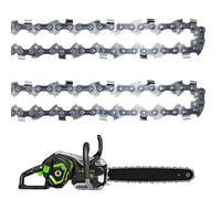 Haojili 18 Inch Chainsaw chain .325" LP Pitch .063" Gauge 68 Drive Links，2 Pack Replacement Chainsaw Fits Echo,Husqvarna,STIHL,Makita and More