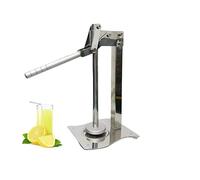 haojingyi Lemon Juicer Stainless Steel Press Handled Manual Juicer Lemon Lime Squeezer Lemon Clip crusher nut grinder for fruit or nuts, Silver