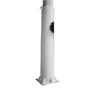 HAOJZE 1pcs 180cm Basketball Pole Padding Wrap - for Gym, Garage, Volleyball, Compatible with 2-8 Inch Diameter Poles(White,25cm)