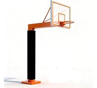 HAOJZE 1pcs Waterproof Basketball Pole Pad - 2"-12" Square Padded Wrap for and Protection in Garage, Basement,Sports Facilities(Black,13x13cm)