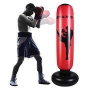Haokaini 170cm Inflatable Free-Standing Boxing Punch Bag Fitness Punching Bag Stress Relief Sandbags Target Tower Bag Boxing Training Bag for Kids Adult Children