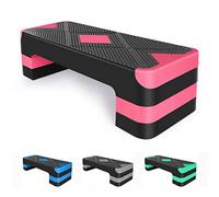 HaoKang Adjustabl Aerobic Stepper Fitness Step Platform Health Workout for Sports Training