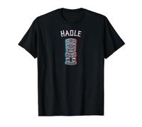 Haole Tiki 3D Bamboo Text Retro Hawaiian Tribal JV1 Value Graphic T-Shirt, Men, Black, M