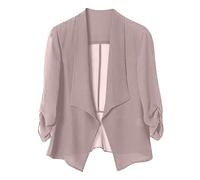 HAOLEI Chiffon Kimono Cardigans for Women Lightweight Summer Sheer Shrug Top Long Sleeve Open Front Swim Beach Cover up Beachwear Wrap Bolero Cardigan for Evening Dress Khaki