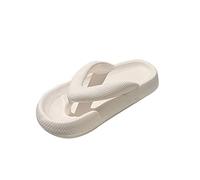 HAOLEI Cloud Flip Flops for Women,Soft Thick Sole Flip Flops Comfy Wedge Pillow Slippers Non-Slip Quick Drying Sliders Foam House Shower Shoes Ladies Arch Support Chunky Platform Summer Slides Sale