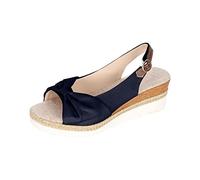 HAOLEI Espadrilles Women Sandals UK Sale Clearance Summer Open Toe Shoes Orthopedic Sling Back Casual Platform Wedges Ladies Rome Elegant Outdoor Sport Beach Traveling Sandal Size 6