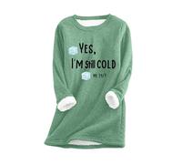 HAOLEI Fleece Lined Jumper Ladies UK Sale Clearance,Winter Warm Christmas Sweatshirt Ladies Vintage Argyle Print Plush Sweater Pullover Sweater Casual Thick Velvet Plaid Fleece Tops Plus Size 8-22