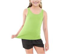 HAOLEI Girls Boys Vest Tops 1-13 Years Racerback Tank Tops Kids Cute Summer Comfortable Fashion Tanks Sleeveless T-Shirts Sports Gym Tee Blouses Tunic Camis Shirt Loose Fit Camisole UK Clearance