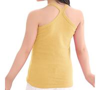 HAOLEI Girls Boys Vest Tops 1-13 Years Racerback Tank Tops Kids Cute Summer Soft Fashion Tanks Sleeveless T-Shirts Sports Gym Tee Blouses Tunic Camis Shirt Loose Fit Camisole UK Clearance