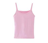 HAOLEI Girls Boys Vest Tops Age 2-11 Years,Kids Camisoles Tank Tops Spaghetti Straps Cute Summer Soft Tanks Plain Sleeveless Tshirts Sports Gym Tee Blouses Loose Fit Camis Shirt UK Clearance
