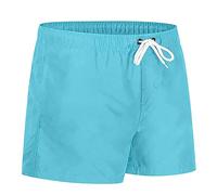 HAOLEI Swimming Shorts Men UK Sale Clearance Swim Trunks Elasticated Waist Quick Dry Beach Shorts Lounge Bathing Shorts Surfing Board Shorts Casual Running Gym Shorts with Pockets Sky Blue