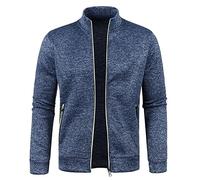 HAOLEI Varsity Jackets for Men UK,Men's Sports Jacket Full Zip Lapel Collar Casual Lightweight Bomber Noos Jacket Coat Clearance Plain Sportwear Baseball Sweat Tops with Pockets Size 10-20