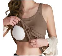 HAOLEI Vest Top with Built in Bra UK Sale Clearance Women Padded Vest Tops Ribbed Solid Color Sports Cami Top Yoga Sleeveless Tshirts Summer Gym Tee Tops Ladies Camisole Underwear Tank Tops