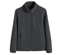 HAOLEI Womens Fleece Jacket Plus Size, Lightweight Ladies Micro Fleece jacket Full Zip, Outdoor Sports Oversized Autumn Winter Warm Sweaters Long Sleeves Outerwear Coat with Zipped Pockets