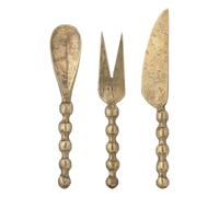 Bloomingville Haolin cheese knives, 3-piece Brass