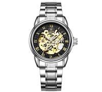 Haonb Men's Watches Fully Automatic Mechanical Watch Personality Full Waterproof Waterproof Hollow Watch, E