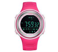 Haonb Men's Watches,Korean Version of The Simple Trend Casual Waterproof Smart Sports Electronic Watch Men and Women Couple Table Pink