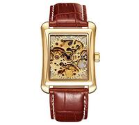 Haonb Men's Watches Man's Mechanical Watch Individual Square Watch Disk Watch Golden