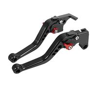 HAONEL Short Brake Clutch Lever Sets CNC Aluminum Replacement for Kawasaki 2017-2025 Z650 Z900 Ninja 650R ER-6F Vulcan S 650 EN650 KLE650 Versys 650 KLZ1000 Versys 1000 ZX-4R (Black)