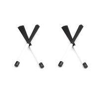 Haopeuk 2Pcs Cajon Brush Telescoping Drum Brushes Nylon Sticks Percussion for Jazz Stick Drum Musical