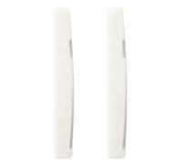 Haopeuk 2X Folk Saddle Bridge Bone Bone Guitar Saddle