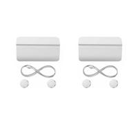 Haopeuk 2X Pet Cat Auxiliary Door Two-Way Free Access Cat Door Dog Door Hole Cat Out Entry Pets Auxiliary Automatic Door Open