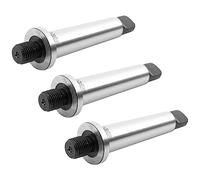 Haopeuk 3 Pcs 2Mt Shank to 1/2 Inch -20 Threaded Drill Chuck Arbor Hardened Morse Taper Mt2 Adapter