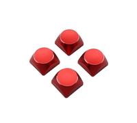 Haopeuk 4Pcs Aluminum Alloy Metal Keyboard Cap Color Mechanical Keyboard Universal Personality Rainbow Gradient Keycap Metal Keycaps for Mechanical Gaming Keyboard A