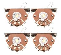 Haopeuk 4X 3 Way Lever Pickup Selector Switches for Electric Guitar Switch Replacement