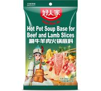HaoRenJia-Hot Pot Soup Base for Beef and Lamb Slices220g