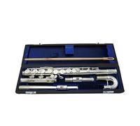HAORQ Silver Plated Alto Flute with Straight and Curved Headjoints Good sound quality Fine workmanship