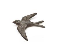 HAORUN Cast Iron Swallow Bird Shape Wall Decor Rustic Metal Sculpture Decorative Flying Bird Ornament