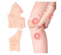 HAOSEM 2pcs Silicone Ultra Thin Knee Pad Waterproof Brace Kneepad Support Wrap Guard Strap Knee Joint Pain Patella Stabilizer