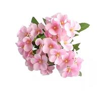 HAOSHICS 3Pcs Artificial Apple Blossom Bouquets Fake Flowers Bunches Silk Apple bBlossom Branches for Vase Indoor Home Decor (Pink)