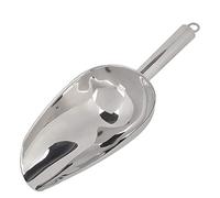 Haosie 12oz Ice Scoop, Metal Scoop, Stainless Steel, for Sweet Scoops Bar Kitchen Buffet Party Wedding (9.4 x 3.4 x 1.8in)