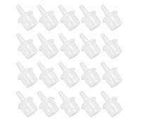 Haosie 20pcs Replacement Eyelash Glue Bottle, 1cm / 0.4in PP Eyelash Extension Glue Nozzle, Glues Bottle Mouth Anti Clogging, Eyelashs Aid for Beauty Shop