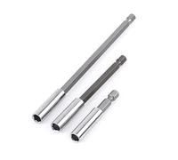 Haosie 3PCS Drill Bit Extension Bar, 1/4 Screwdrivers Bit Holder, Drill Extension Holder Suitable for Most Electric Screwdrivers, Electric Drills and Drill Bits