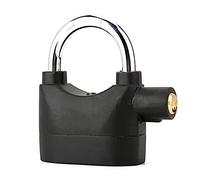 Haosie Alarm Lock, Universal 110db Alarm Padlock, Anti-Theft Security Siren Alarm Lock, Keyed Padlock for Door Window Motor Bicycle