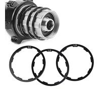 Haosie Cassette Spacer, 3PCS 1mm 1.5mm 2mm Bicycle Bottom Bracket Spacers, Aluminium Alloy Flywheel Washer Spacer for Mountain Bike, Road Bike