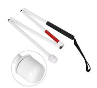 Haosie Folding Blind Cane, 127cm / 50inch Folding Walking Stick, Aluminium Alloy Walk Stick for Blind