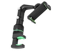 Haosie Guitar Phone Holder, Guitar Clip with 10PCS Picks, Wiping Cloth, Green Guitars Phone Mount for Teaching Video Recording