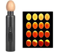 Haosie LED Egg Candle Holder, Egg Candle Torch, Monitor Egg Incubator Hatching Egg Process for Egg Candling Lamp, Egg Tester Suitable for Illumination Incubation Experiments