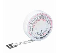 Haosie Tape Measure Body, BMI Body Tape Measure, 150 cm Retractable Body Fat Measuring Tool for Waist Circumference Body Mass Index Measurement with Bmi Calculator