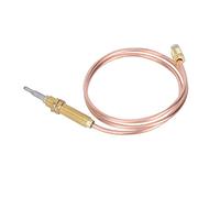 Haosie Thermocouple 600mm, M8 Thermocouple Common Thread Probe for Burner Valve Replacement Accessories for Fireplace, BBQ Grill, Water Heater Accessories