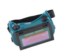 Haosie Welding Goggles, Solar Welding Goggles Auto Darkening, Dimming Welding Glasses Welder Protector Tools for Protecting Your Eyes From Sparks (Dark Green)