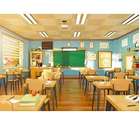 Haosphoto 10X8FT Back to School Backdrop for Photography Blackboard Backdrops Chalkboard Classroom Background for First Day of School Online Course Early Educational Study Photo Studio Props HS638