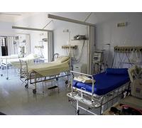 Haosphoto Hospital Operating Room Backdrop for Photography 5X3FT Urgery Anesthesia Bed Backdrops Sickbed Medical Equipment Background for Surgery Doctor Nurse Theme Party Photo Studio Props HX5055